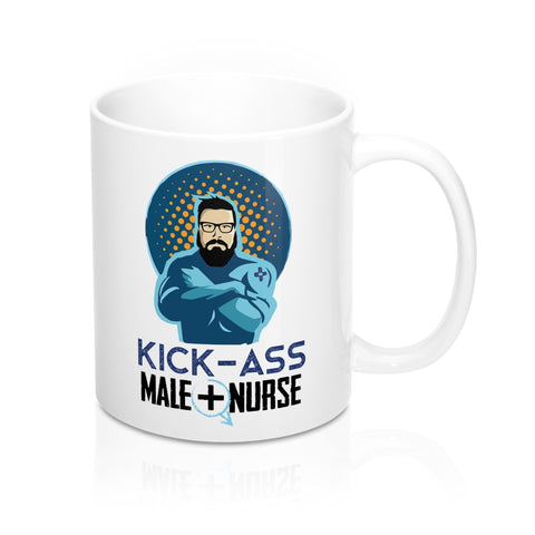 KICK ASS MALE NURSE MUG