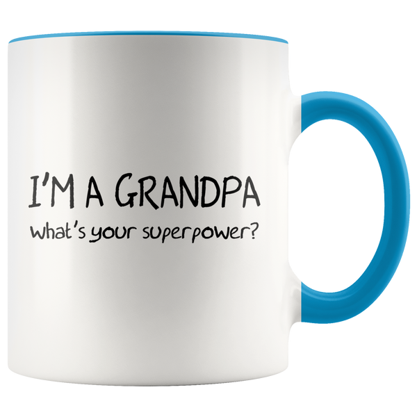 I'M A GRANDPA what's your superpower? Coffee Mug