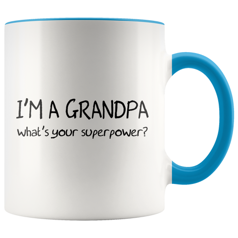 I'M A GRANDPA what's your superpower? Coffee Mug