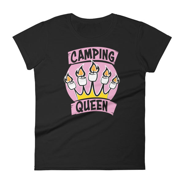 CAMPING QUEEN WOMANS T-SHIRT