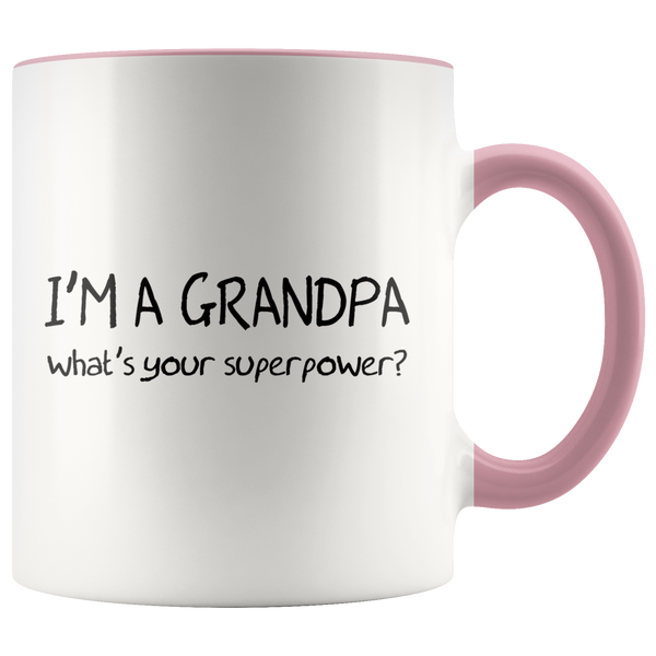 I'M A GRANDPA what's your superpower? Coffee Mug