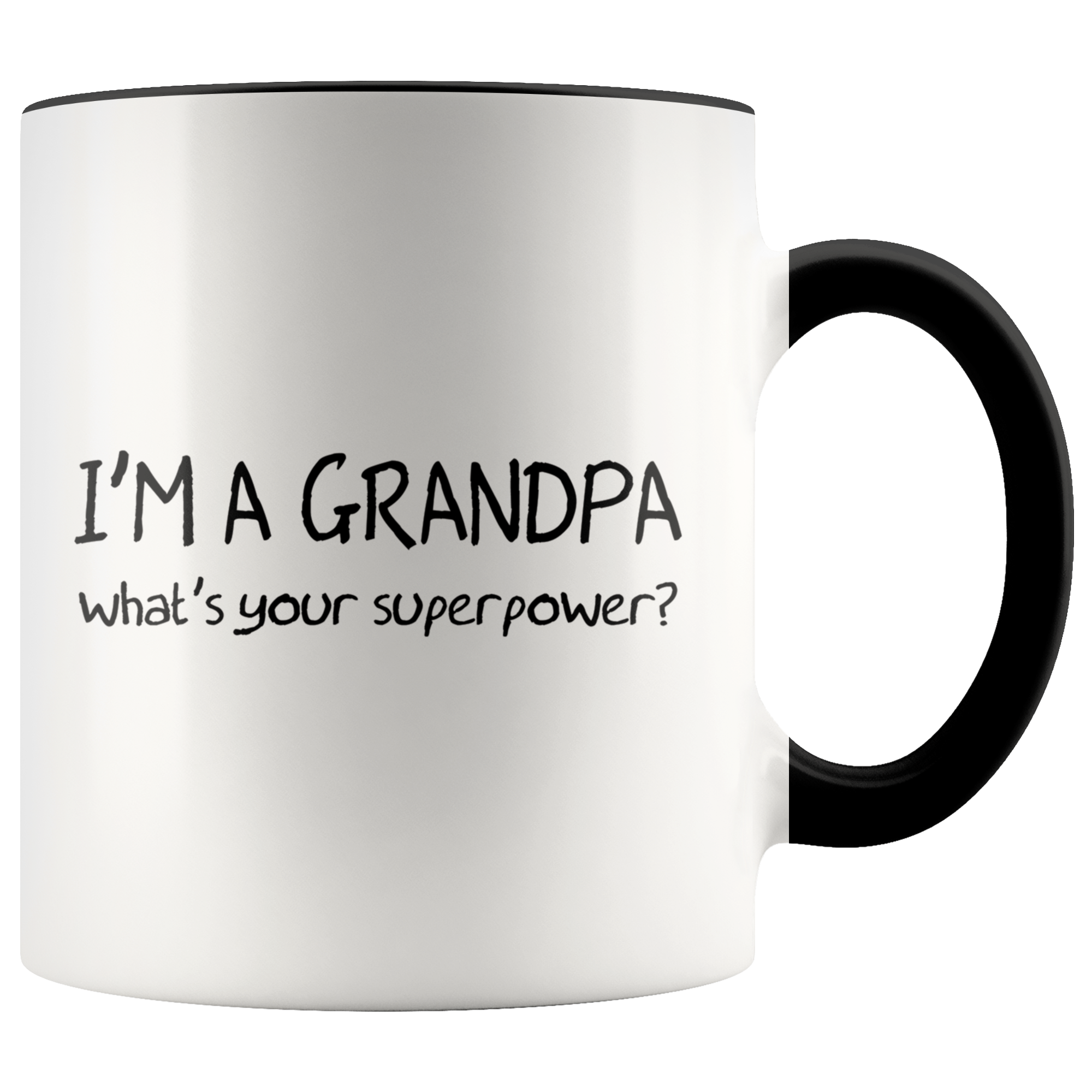 I'M A GRANDPA what's your superpower? Coffee Mug