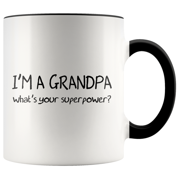 I'M A GRANDPA what's your superpower? Coffee Mug