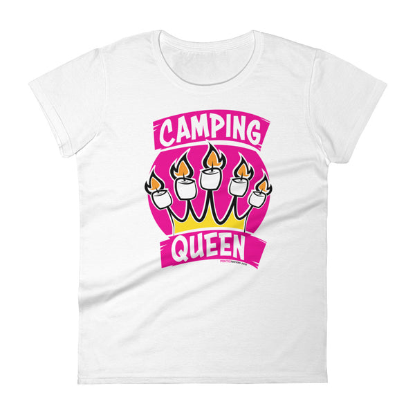 CAMPING QUEEN WOMANS T-SHIRT