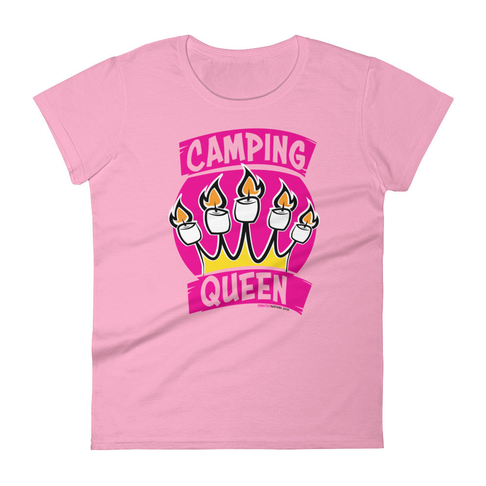 CAMPING QUEEN WOMANS T-SHIRT